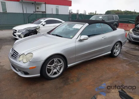 2005 Mercedes-Benz Clk 55 Amg из США, поврежденный, VIN WDBTK76G85T039072